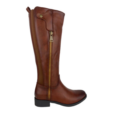 Bota con Elástico y Cremallera