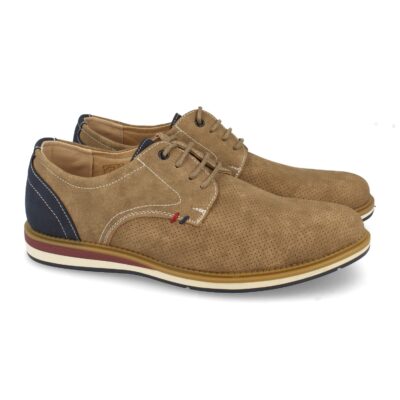 Zapato con Perforado Mil Puntos y Cordones