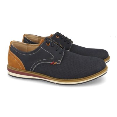 Zapato con Perforado Mil Puntos y Cordones