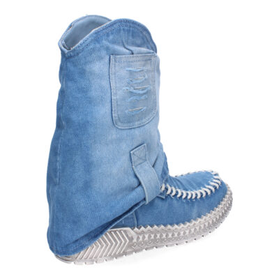Botines de Mujer, Forradas de Tela Vaquera, Estilo Western, Comodas - Imagen 4