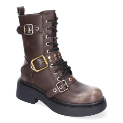 Bota de Tacón para Mujer, Comodas y Elegantes, Adornos de Hebillas - Imagen 3