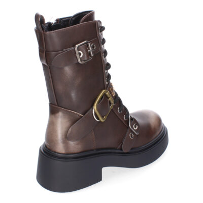 Bota de Tacón para Mujer, Comodas y Elegantes, Adornos de Hebillas - Imagen 4