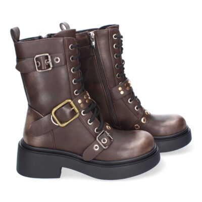 Bota de Tacón para Mujer, Comodas y Elegantes, Adornos de Hebillas - Imagen 5