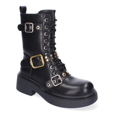 Bota de Tacón para Mujer, Comodas y Elegantes, Adornos de Hebillas - Imagen 4