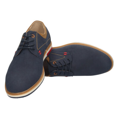 Zapato con Estampado Liso y Cordones - Imagen 5