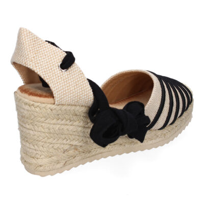 Sandalia de Mujer con Cuña de Yute, Comodas y Elegantes, Diseño Moderno con Cintas - Imagen 4
