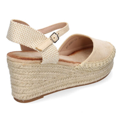 Sandalia de Cuña de Yute para Mujer, Comodas y Elegantes con Detalles Trenzados - Imagen 4