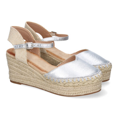 Sandalia de Cuña de Yute para Mujer, Comodas y Elegantes con Detalles Trenzados