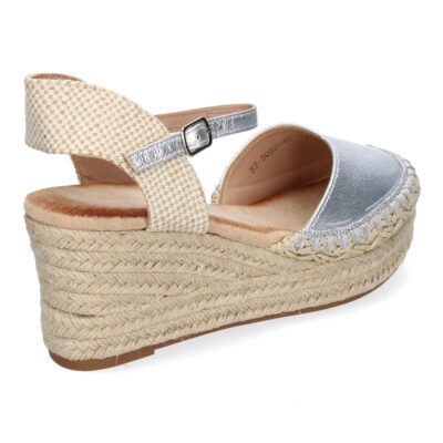 Sandalia de Cuña de Yute para Mujer, Comodas y Elegantes con Detalles Trenzados - Imagen 4