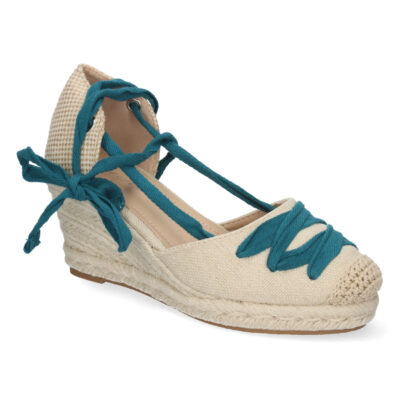 Sandalia de Cuña con Cordones - Imagen 3