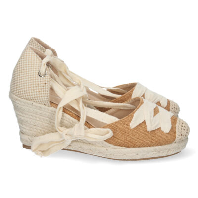 Sandalia de Cuña con Cordones