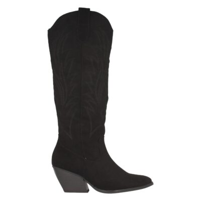 Bota de Tacon con Bordado y Cremallera - Imagen 2