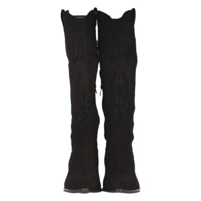 Bota de Tacon con Bordado y Cremallera - Imagen 3