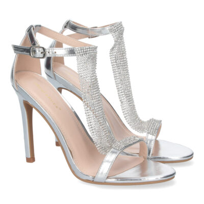 Sandalias Elegantes de Fiesta de Mujer, con Tacón Alto