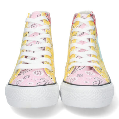 Zapatilla Abotinada Estampado y Cordones - Imagen 3