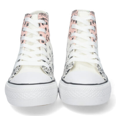 Zapatilla Abotinada Estampado y Cordones - Imagen 3