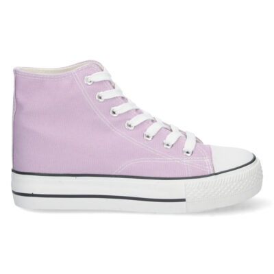 Zapatilla Abotinada Estampado y Cordones - Imagen 2