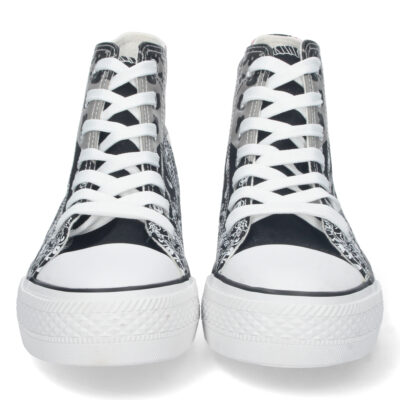 Zapatilla Abotinada Estampado y Cordones - Imagen 3