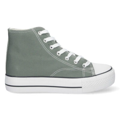 Zapatilla Abotinada Estampado y Cordones - Imagen 2