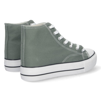 Zapatilla Abotinada Estampado y Cordones - Imagen 4