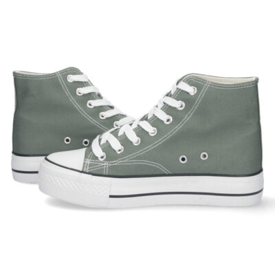 Zapatilla Abotinada Estampado y Cordones - Imagen 5