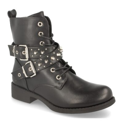 Botin Motero con Hebillas y Cordones - Imagen 2
