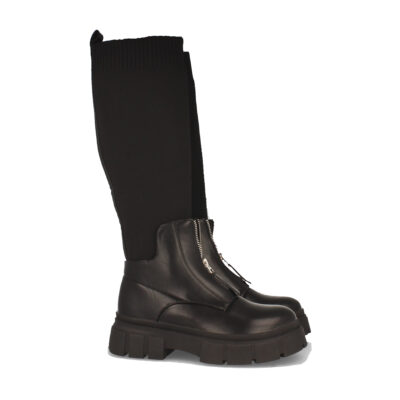 Bota de Plataforma con Cremallera