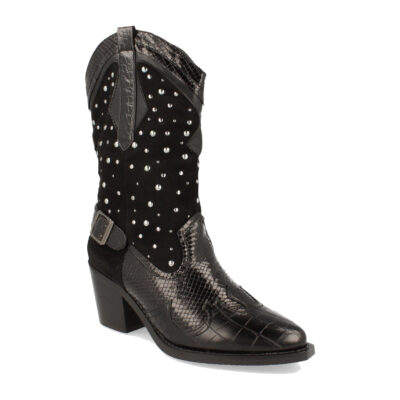Bota de Mujer con Tachuelas y Estampado - Imagen 2