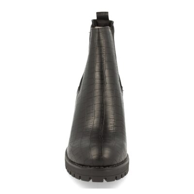 Botin de Tacon con Elastico y Estampado de Cocodrilo - Imagen 3