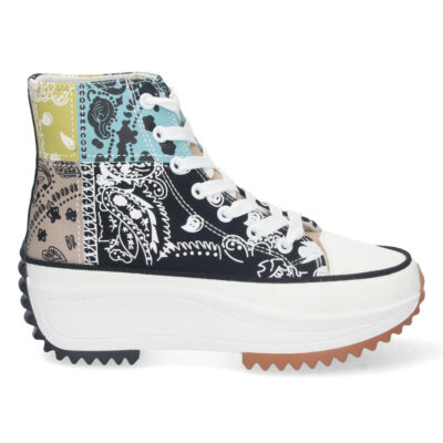 Zapatilla Abotinada Estampado y Cordones - Imagen 2