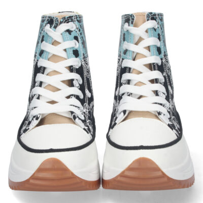 Zapatilla Abotinada Estampado y Cordones - Imagen 3