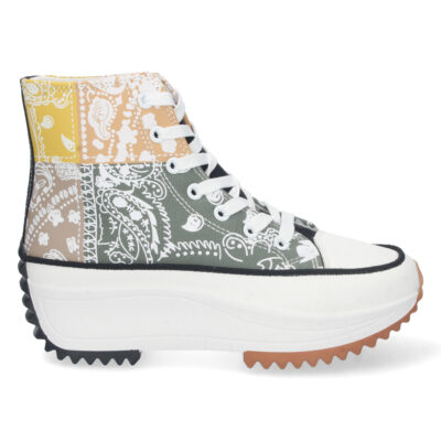 Zapatilla Abotinada Estampado y Cordones - Imagen 2