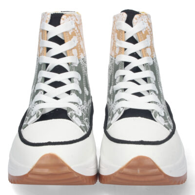Zapatilla Abotinada Estampado y Cordones - Imagen 3
