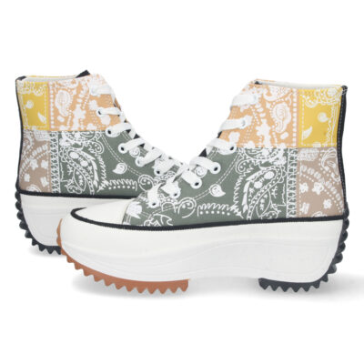Zapatilla Abotinada Estampado y Cordones - Imagen 5