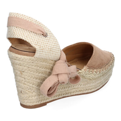 Sandalia de Mujer con Cuña de Yute, Comodas y Elegantes, Diseño Moderno con Cintas - Imagen 4