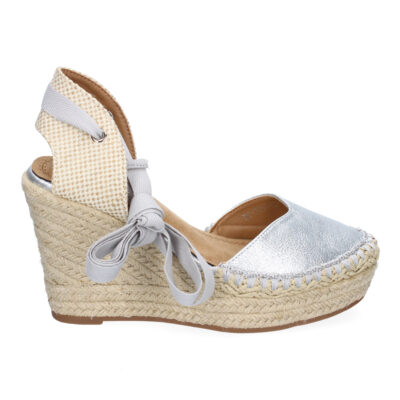 Sandalia de Mujer con Cuña de Yute, Comodas y Elegantes, Diseño Moderno con Cintas - Imagen 2