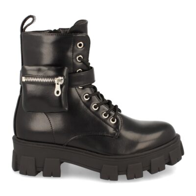 Bota Militar con Bolsillo de Quita y Pon