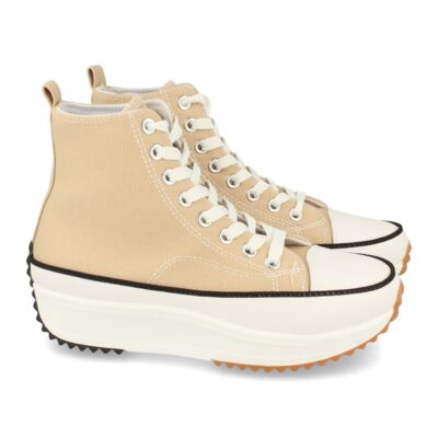 Zapatilla Abotinada de Plataforma con Cordones