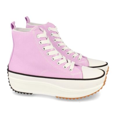 Zapatilla Abotinada de Plataforma con Cordones - Imagen 2