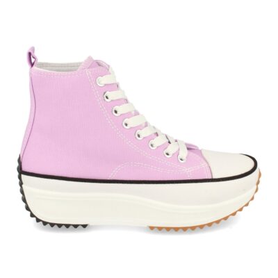 Zapatilla Abotinada de Plataforma con Cordones - Imagen 3