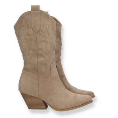 Bota de Tacon Campero para Mujer