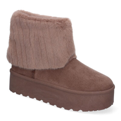 Botin Australiano de Plataforma para Mujer, Comodos y Calentitos, Forrados con Pelo - Imagen 3