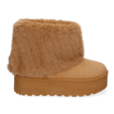 Botin Australiano de Plataforma para Mujer, Comodos y Calentitos, Forrados con Pelo - Imagen 2