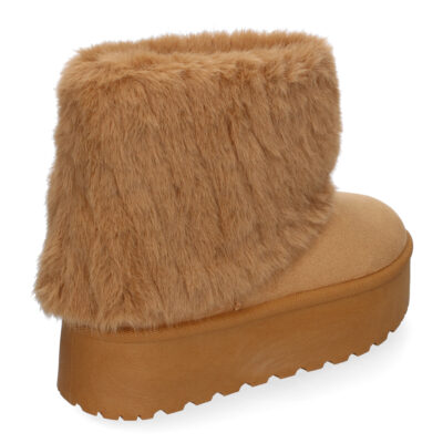 Botin Australiano de Plataforma para Mujer, Comodos y Calentitos, Forrados con Pelo - Imagen 4