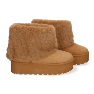 Botin Australiano de Plataforma para Mujer, Comodos y Calentitos, Forrados con Pelo - Imagen 5
