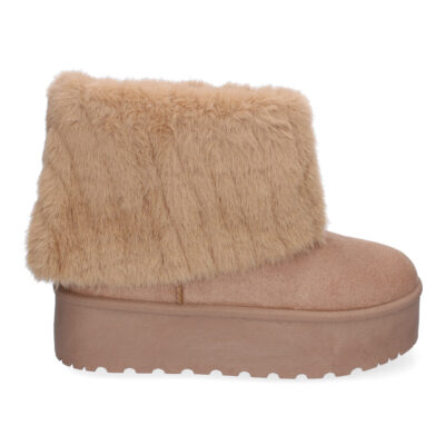 Botin Australiano de Plataforma para Mujer, Comodos y Calentitos, Forrados con Pelo - Imagen 2