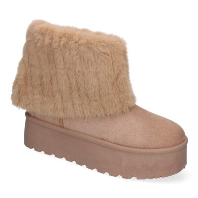 Botin Australiano de Plataforma para Mujer, Comodos y Calentitos, Forrados con Pelo - Imagen 3