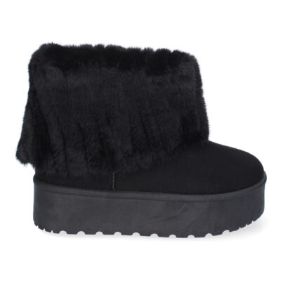 Botin Australiano de Plataforma para Mujer, Comodos y Calentitos, Forrados con Pelo - Imagen 2