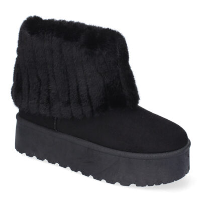 Botin Australiano de Plataforma para Mujer, Comodos y Calentitos, Forrados con Pelo - Imagen 3