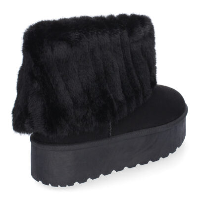 Botin Australiano de Plataforma para Mujer, Comodos y Calentitos, Forrados con Pelo - Imagen 4